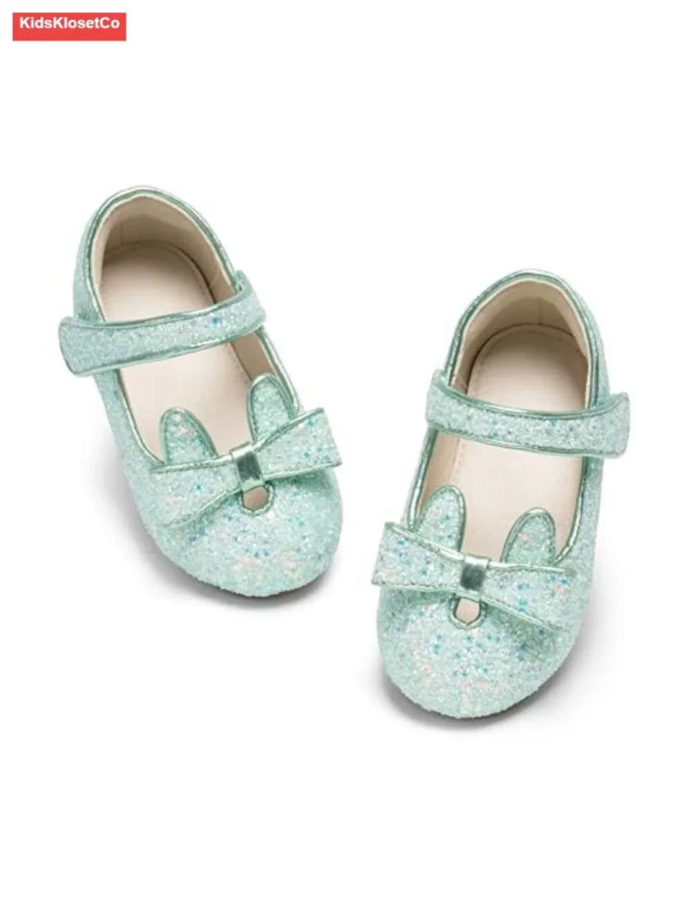 Girls Mary Jane Ballet Flats - Sparkly Shoes for Fancy Wedding